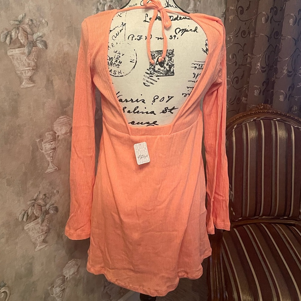 FREE PEOPLE BYRNNE MINI DRESS NWT - Picture 5 of 6